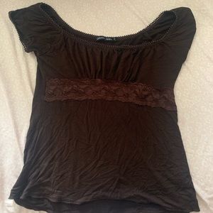 Candy Rain Brown Top Size M